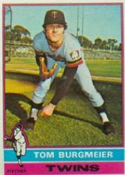 1976 Topps Baseball Cards      087      Tom Burgmeier